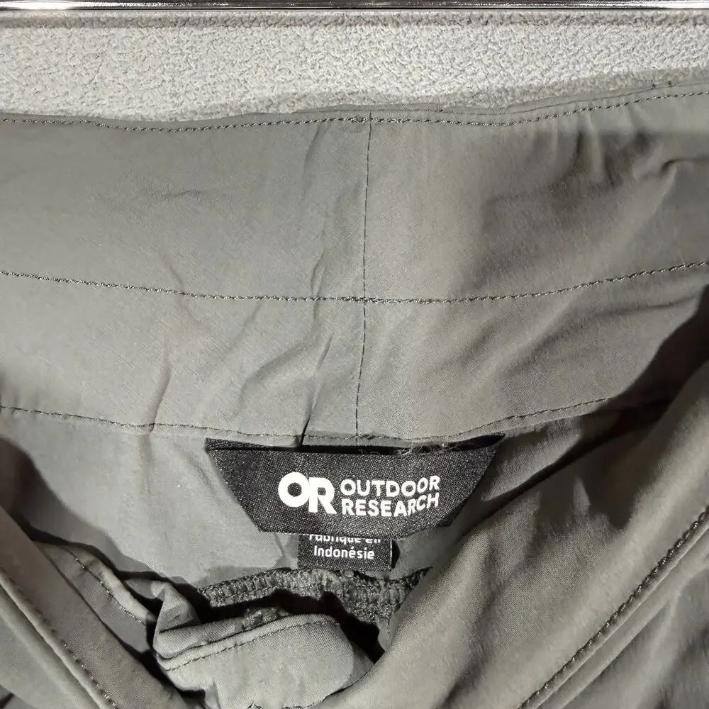 Outdoor Research Equinox Pants Womens Size 2 Gray Pull On Lightweight Nylon